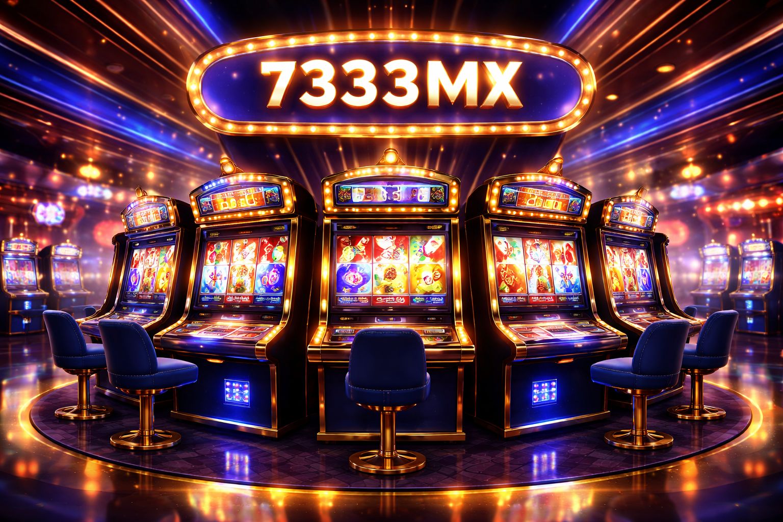 Interfaz de tragamonedas 7333MX para jugadores en México